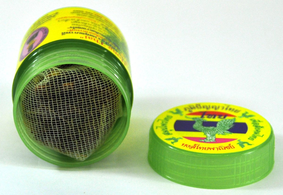 Hong Thai groene herbal kruiden inhaler met natuurlijke verfrissende geur voor energie en focus