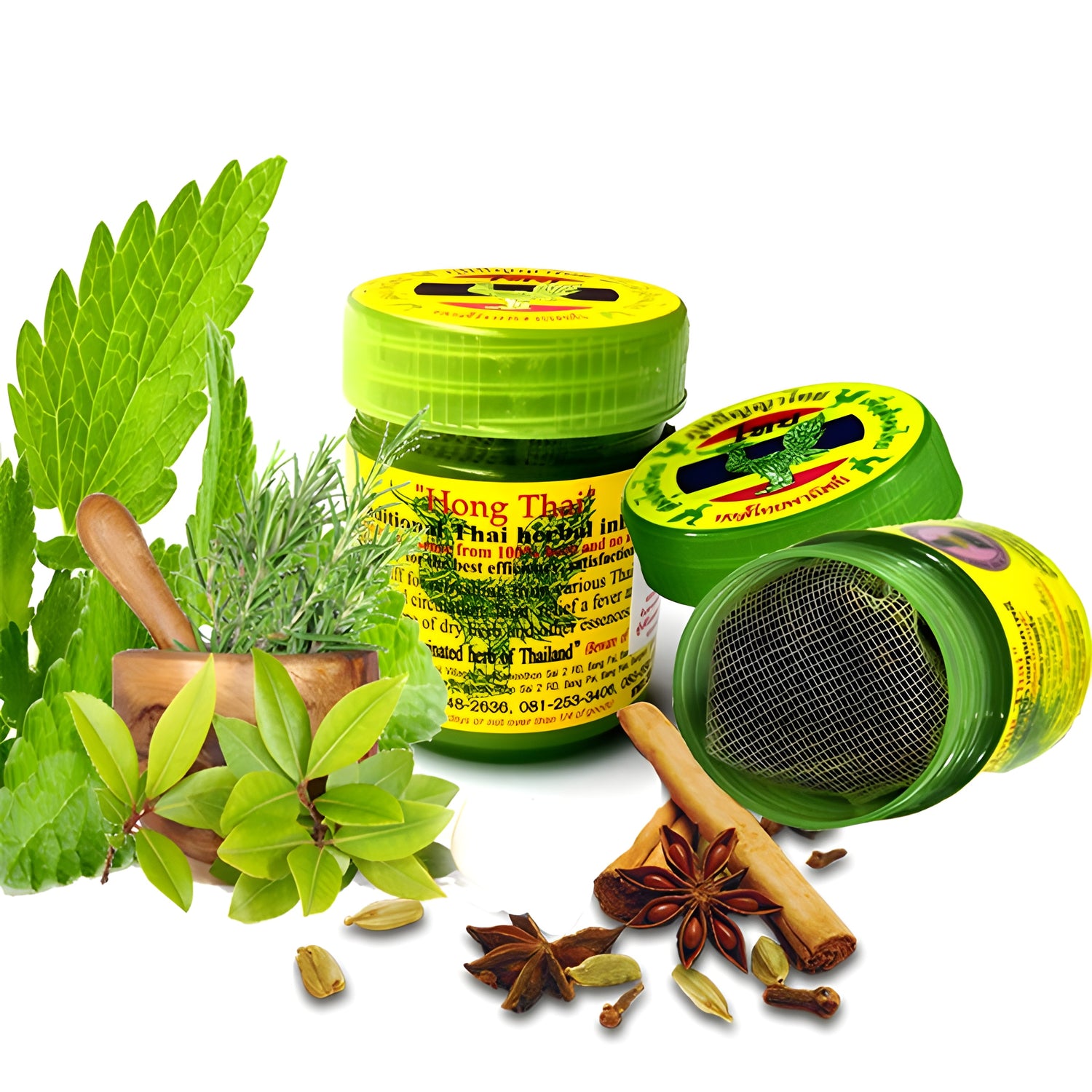 Close-up van de Hong Thai herbal inhaler